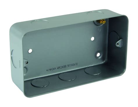 metal clad double back box